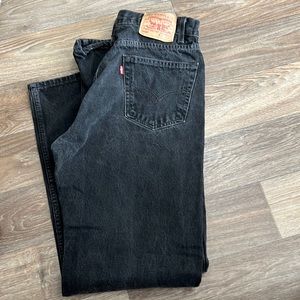 Mens black 505 Levi’s jeans 36 34 36x34